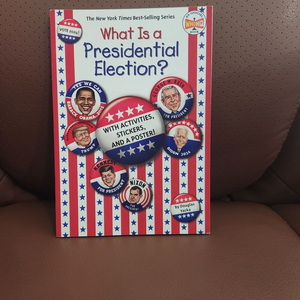 What Is a Presidential Election? Douglas Yacka Who HQ Kids‎ Paperback Book